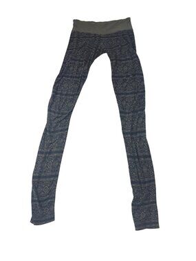 Nomads Hemp Wear Womens XS Tribal Print Leggings Bamboo Organic Cotton Blend